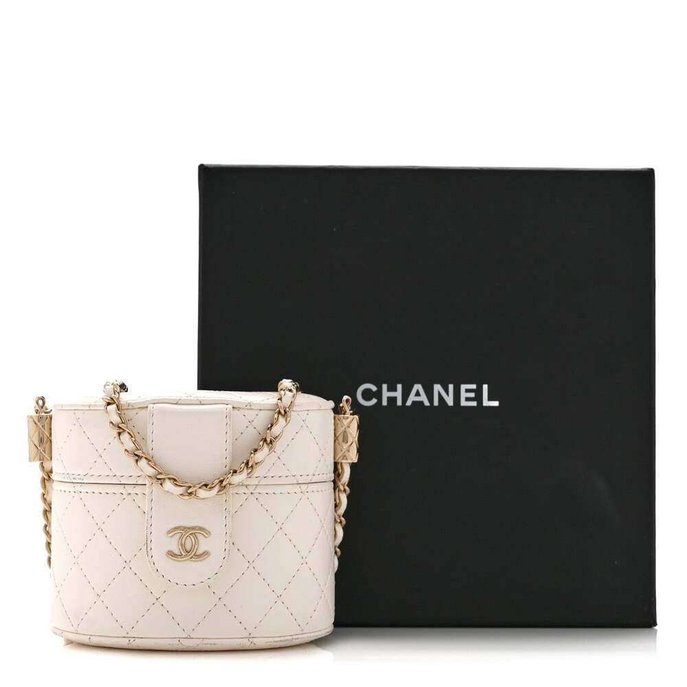 Chanel Lambskin Quilted Round Mini #247274C19B - Picture 13 of 13